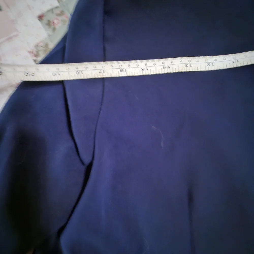 Sag Harbor Petite Navy Blue Lightweight Dress Jacket/Blazer - Picture 8 of 9